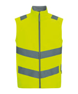 Hi-vis Pro contract Ablaze softshell bodywarmer — Yellow