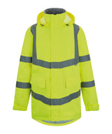 Hi-vis Pro contract Dover parka — Yellow