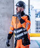 Hi-vis X-pro hybrid jacket (Class 2) — lifestyle