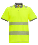 Hi-vis pro comfort polycotton polo — Black/Yellow