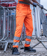 Hi-vis pro contract stretch action trousers — lifestyle