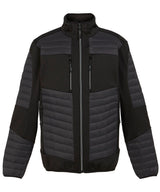 E-Volve unisex thermal hybrid jacket — Ash/Black