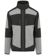 E-Volve unisex 2-layer softshell jacket — Mineral Grey/Ash