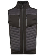 E-Volve unisex thermal hybrid bodywarmer — Ash/Black