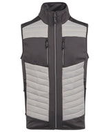 E-Volve unisex thermal hybrid bodywarmer — Mineral Grey/Ash
