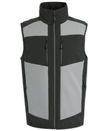 E-Volve unisex 2-layer softshell bodywarmer — Mineral Grey/Ash