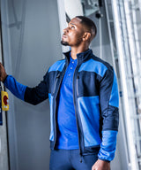 E-Volve unisex knit-effect stretch mid-layer — lifestyle