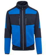 E-Volve unisex knit-effect stretch mid-layer — Strong Blue/Navy