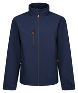 Thermogen Powercell 5000 heated softshell jacket — Navy/Magma