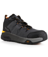 Hyperfort S1P X-over metal-free safety hikers — Chestnut/Black