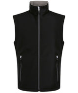 Ascender 2-layer softshell bodywarmer — Black/Mineral Grey