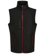 Navigate 2-layer softshell bodywarmer — Black/Classic Red