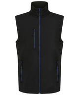 Navigate 2-layer softshell bodywarmer — Black/New Royal