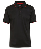 Navigate short sleeve polo — Black/Classic Red
