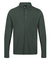 Pro 65/35 long sleeve polo — Dark Green