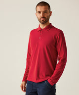 Pro 65/35 long sleeve polo — lifestyle