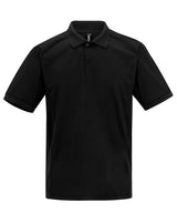 Recycle.me piqué polo shirt — Black