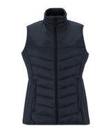 Loftlite women’s baffle bodywarmer — Seal Grey/Black