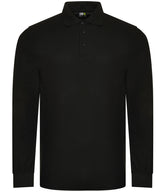 Pro long sleeve polo — Black