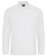 Pro long sleeve polo — White