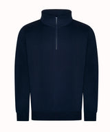 Pro ¼-neck zip sweatshirt — Navy