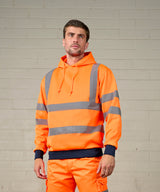 High visibility hoodie — lifestyle