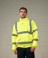 High visibility bomber jacket — lifestyle