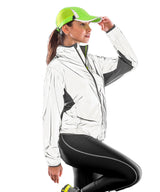 Luxe reflective hi-vis jacket — lifestyle