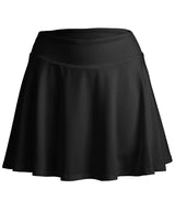 Spiro recycled women’s fitness skort — Black