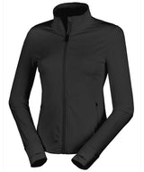 Spiro recycled women’s fitness jacket — Black