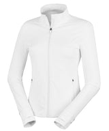Spiro recycled women’s fitness jacket — White
