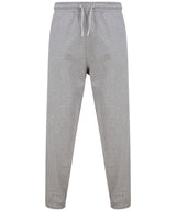 Unisex sustainable fashion cuffed joggers — Heather Grey