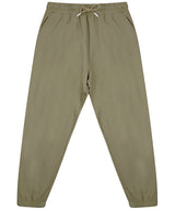 Unisex sustainable fashion cuffed joggers — Khaki