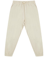 Unisex sustainable fashion cuffed joggers — Light Stone