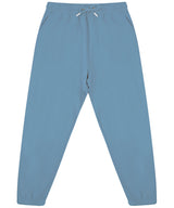 Unisex sustainable fashion cuffed joggers — Stone Blue