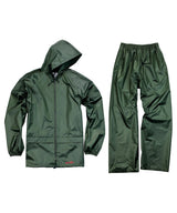 2-piece waterproof suit — Green