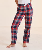 Women's tartan lounge pants — lifestyle