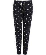 Women's cuffed lounge pants — Navy/White Stars