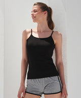 Women's feel-good stretch spaghetti vest — lifestyle