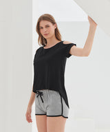 T-shirt with drop detail — lifestyle