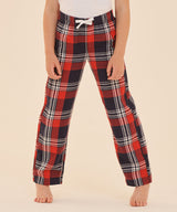 Kids tartan lounge pants — lifestyle