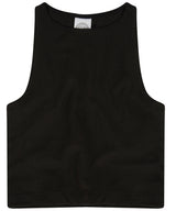 Kids cropped top — Black