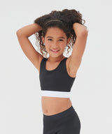 Kids fashion crop top — lifestyle