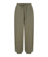 Kids sustainable fashion cuffed joggers — Khaki