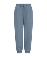 Kids sustainable fashion cuffed joggers — Stone Blue