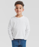Kids long sleeve valueweight T — lifestyle