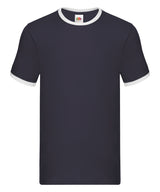 Ringer T — Navy/White