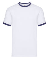 Ringer T — White/Navy