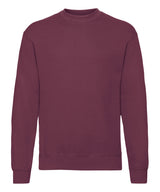 Classic 80/20 set-in sweatshirt — Burgundy*