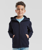 Kids classic hooded sweatshirt jacket — lifestyle